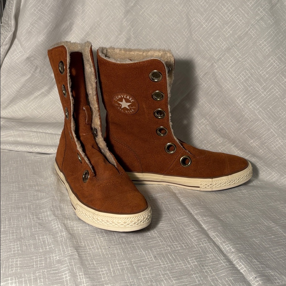 Converse Women's Tan High-Top Sneakers NWOT